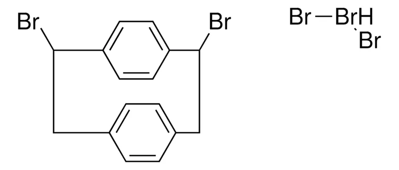 Sigma-Aldrich 2,9-DIBROMO-TRICYCLO(8.2.2.2(4,7))HEXADECA-HEXAENE, HYDROBROMIDE,AldrichCPR