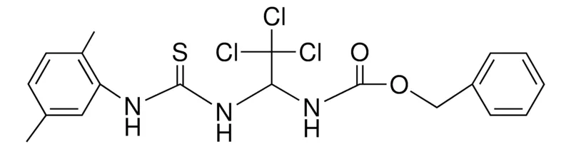 Sigma-Aldrich (2,2,2-TRICHLORO-1-(3-(2,5-DIMETHYL-PH)-THIOUREIDO)-ET)-CARBAMIC ACID BZL ESTER,AldrichCPR