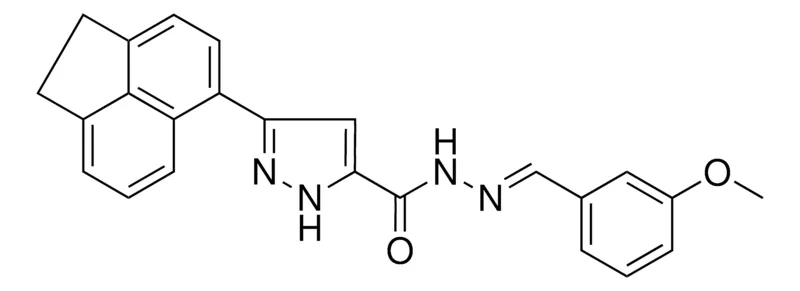 Sigma-Aldrich 5-ACENAPHTHEN-5-YL-2H-PYRAZOLE-3-CARBOXYLIC ACID (3-MEO-BENZYLIDENE)-HYDRAZIDE，AldrichCPR