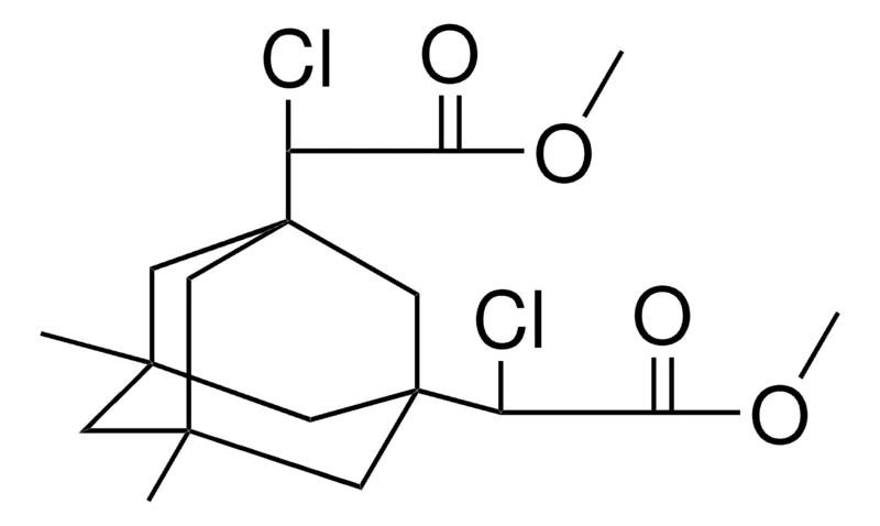 Sigma-Aldrich DIMETHYL ALPHA,ALPHA'-DICHLORO-5,7-DIMETHYL-1,3-ADAMANTANEDIACETATE,AldrichCPR