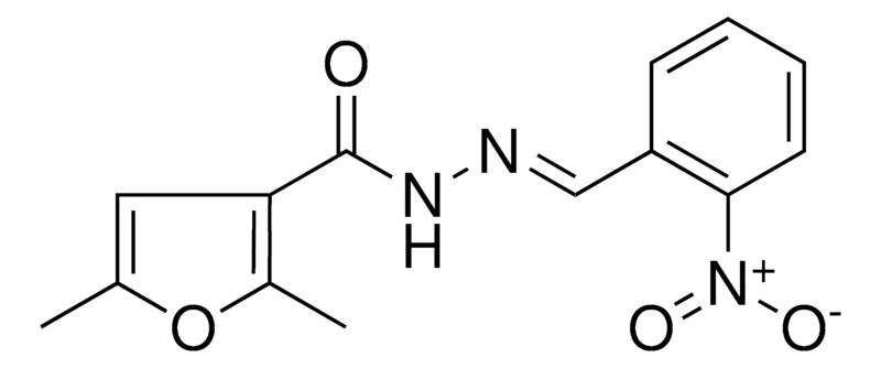 Sigma-Aldrich 2,5-DIMETHYL-FURAN-3-CARBOXYLIC ACID (2-NITRO-BENZYLIDENE)-HYDRAZIDE，AldrichCPR