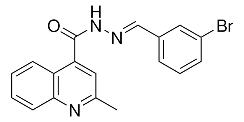 Sigma-Aldrich 2-METHYL-QUINOLINE-4-CARBOXYLIC ACID (3-BROMO-BENZYLIDENE)-HYDRAZIDE,AldrichCPR