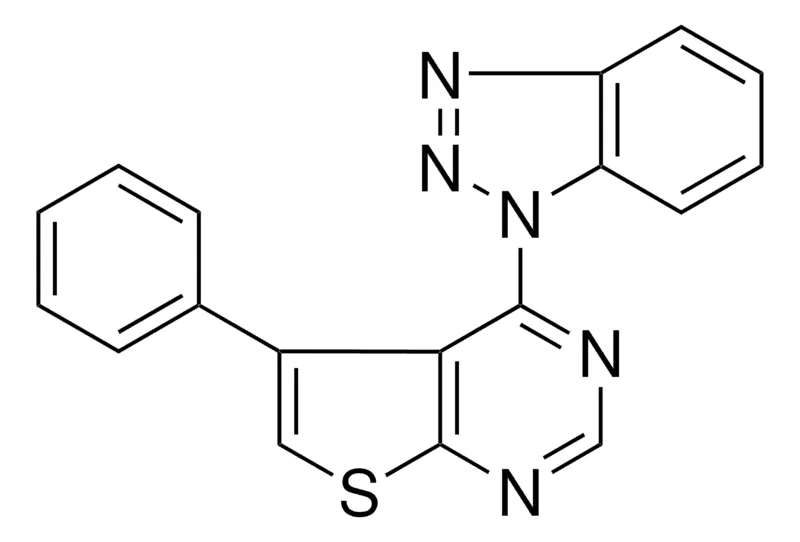Sigma-Aldrich 4-(1H-1,2,3-BENZOTRIAZOL-1-YL)-5-PHENYLTHIENO(2,3-D)PYRIMIDINE,AldrichCPR