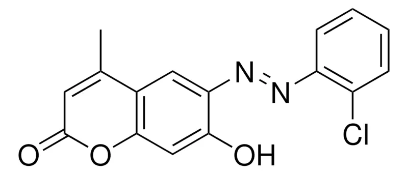 Sigma-Aldrich 6-(2-CHLORO-PHENYLAZO)-7-HYDROXY-4-METHYL-CHROMEN-2-ONE,AldrichCPR