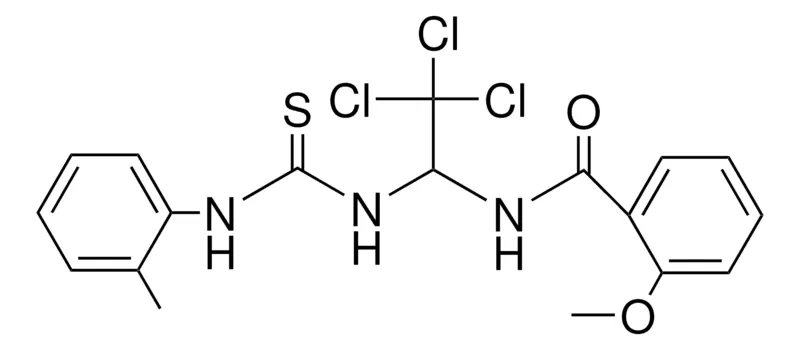 Sigma-Aldrich 2-METHOXY-N-(2,2,2-TRICHLORO-1-(3-O-TOLYL-THIOUREIDO)-ETHYL)-BENZAMIDE,AldrichCPR