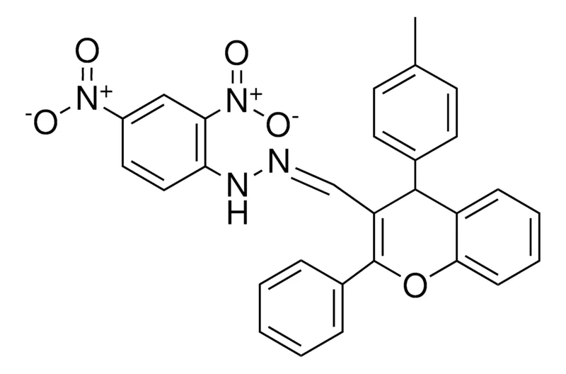Sigma-Aldrich N-(2,4-DINITRO-PH)-N'-(2-PHENYL-4-P-TOLYL-4H-CHROMEN-3-YLMETHYLENE)-HYDRAZINE,AldrichCPR