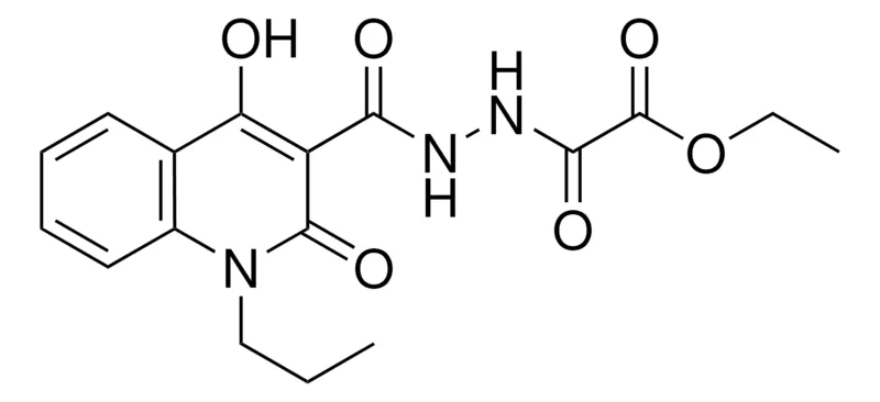 Sigma-Aldrich (N'-(4-HO-2-OXO-1-PR-2H-QUINOLINE-3-CARBONYL)-HYDRAZINO)OXO-ACETIC ACID ET ESTER,AldrichCPR