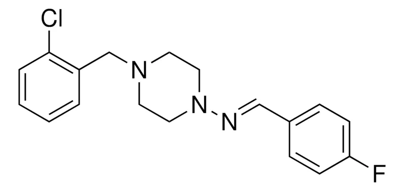 Sigma-Aldrich (4-(2-CHLORO-BENZYL)-PIPERAZIN-1-YL)-(4-FLUORO-BENZYLIDENE)-AMINE,AldrichCPR