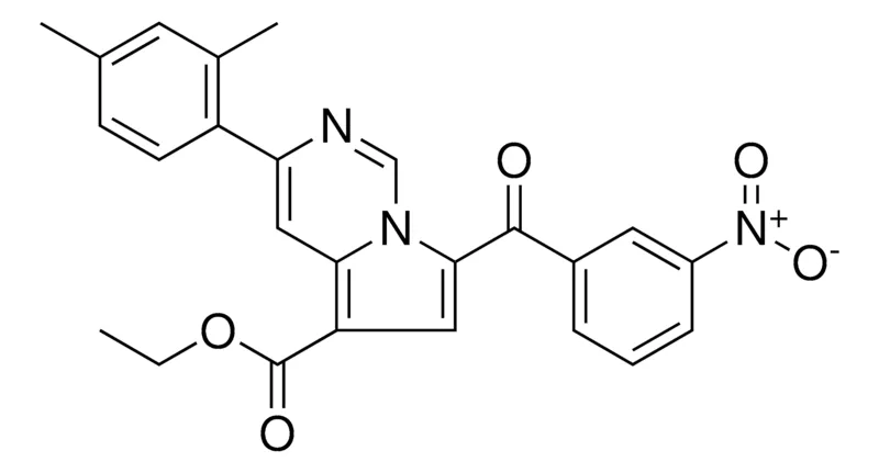 Sigma-Aldrich ET 3-(2,4-DIMETHYL-PH)-7-(3-NITROBENZOYL)PYRROLO(1,2-C)PYRIMIDINE-5-CARBOXYLATE,AldrichCPR