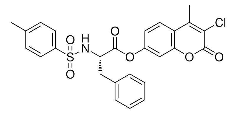 Sigma-Aldrich 3-CHLORO-4-METHYL-2-OXO-2H-CHROMEN-7-YL (2S)-2-{[(4-METHYLPHENYL)SULFONYL]AMINO}-3-PHENYLPROPANOATE，AldrichCPR