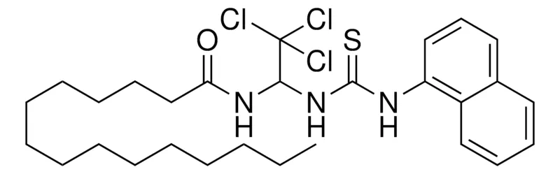 Sigma-Aldrich PENTADECANOIC ACID (2,2,2-TRICHLORO-1-(3-NAPHTHALEN-1-YL-THIOUREIDO)-ET)-AMIDE,AldrichCPR