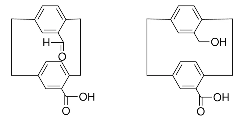 Sigma-Aldrich 12-(HYDROXYMETHYL)TRICYCLO[8.2.2.2(4,7)]HEXADECA-1(12),4,6,10,13,15-HEXAENE-5-CARBOXYLIC ACID COMPOUND WITH 12-FORMYLTRICYCLO[8.2.2.2(4,7)]HEXADECA-1(12),4,6,10,13,15-HEXAENE-5-CARBOXYLIC ACID，AldrichCPR