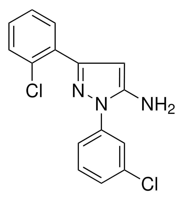 Sigma-Aldrich 3-(2-CHLOROPHENYL)-1-(3-CHLOROPHENYL)-1H-PYRAZOL-5-AMINE,AldrichCPR