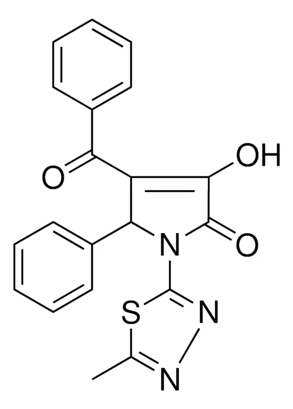 Sigma-Aldrich 4-BENZOYL-3-HO-1-(5-ME-1,3,4-THIADIAZOL-2-YL)-5-PH-1,5-DIHYDRO-2H-PYRROL-2-ONE,AldrichCPR