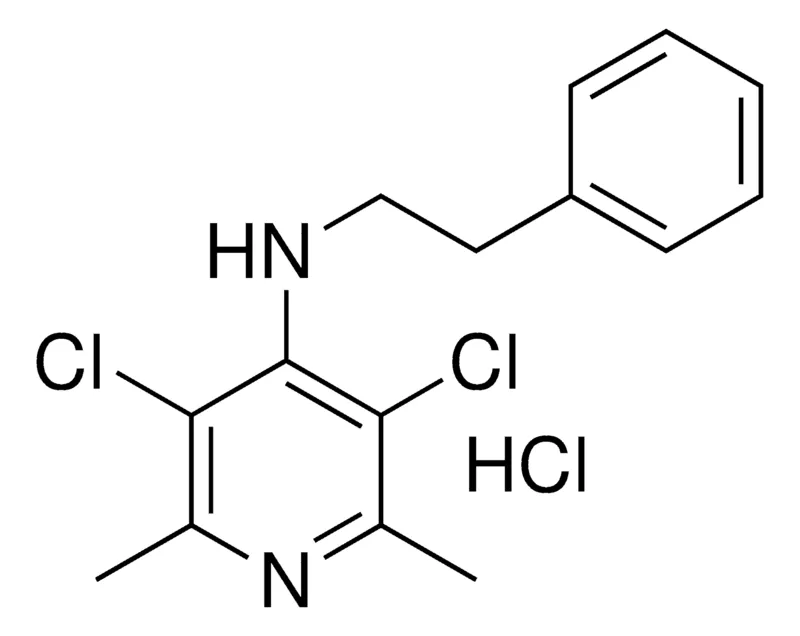 Sigma-Aldrich 3,5-DICHLORO-2,6-DIMETHYL-N-(2-PHENYLETHYL)-4-PYRIDINAMINE HYDROCHLORIDE,AldrichCPR
