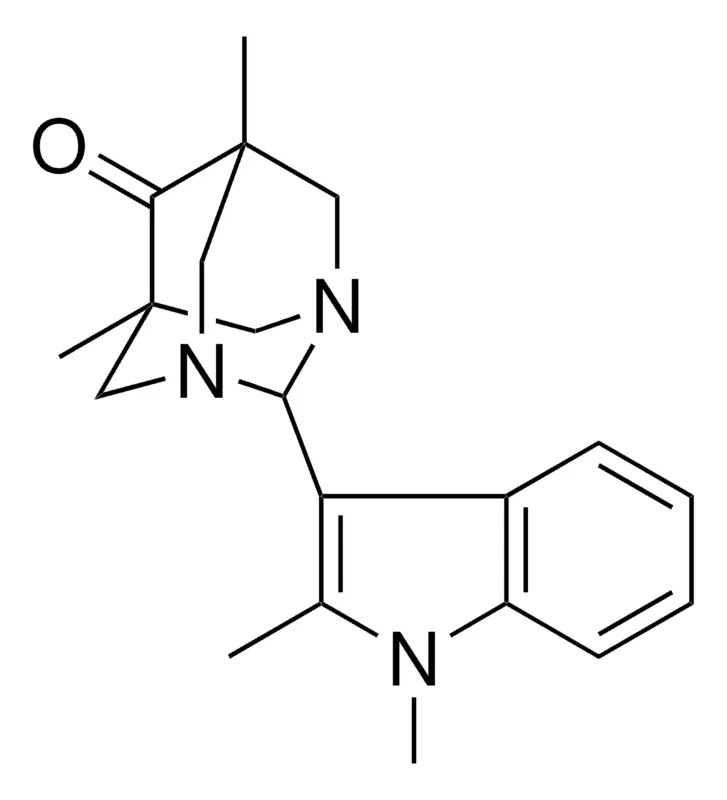 Sigma-Aldrich 2-(1,2-DIMETHYL-1H-INDOL-3-YL)-5,7-DIMETHYL-1,3-DIAZA-ADAMANTAN-6-ONE,AldrichCPR