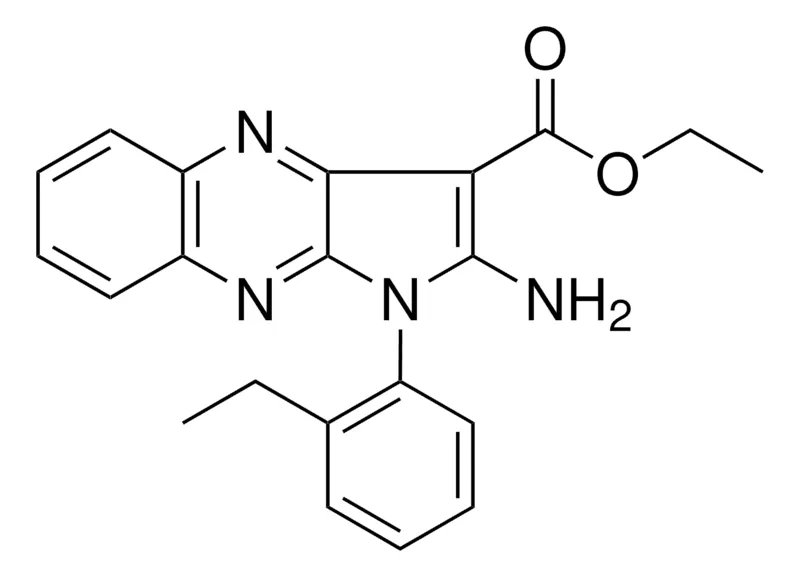 Sigma-Aldrich ETHYL 2-AMINO-1-(2-ETHYLPHENYL)-1H-PYRROLO(2,3-B)QUINOXALINE-3-CARBOXYLATE,AldrichCPR