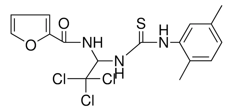 Sigma-Aldrich FURAN-2-CARBOXYLIC ACID (2,2,2-TRI-CL-1-(3-(2,5-DI-ME-PH)-THIOUREIDO)-ET)-AMIDE,AldrichCPR