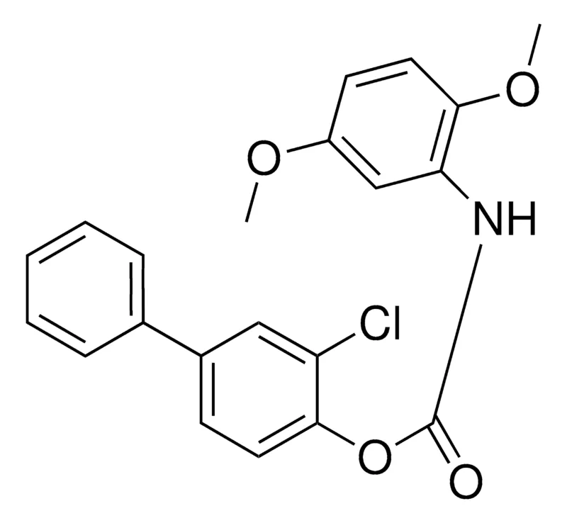 Sigma-Aldrich 3-CHLORO-4-BIPHENYLYL N-(2,5-DIMETHOXYPHENYL)CARBAMATE,AldrichCPR