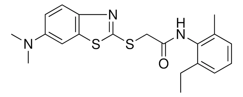 Sigma-Aldrich 2-(6-DIMETHYLAMINO-BENZOTHIAZOL-2-YLSULFANYL)-N-(2-ET-6-METHYL-PHENYL)-ACETAMIDE,AldrichCPR