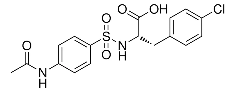Sigma-Aldrich 2-(4-ACETYLAMINO-BENZENESULFONYLAMINO)-3-(4-CHLORO-PHENYL)-PROPIONIC ACID,AldrichCPR