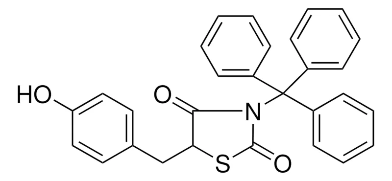 Sigma-Aldrich 5-(4-HYDROXYBENZYL)-3-TRITYL-1,3-THIAZOLIDINE-2,4-DIONE,AldrichCPR