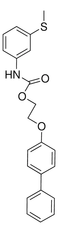 Sigma-Aldrich 2-(4-BIPHENYLYLOXY)ETHYL N-(3-(METHYLTHIO)PHENYL)CARBAMATE，AldrichCPR