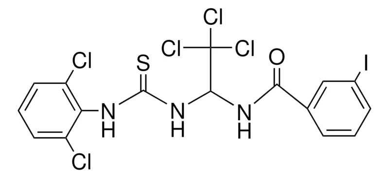 Sigma-Aldrich 3-I-N-(2,2,2-TRICHLORO-1-(3-(2,6-DICHLORO-PHENYL)-THIOUREIDO)-ETHYL)-BENZAMIDE,AldrichCPR