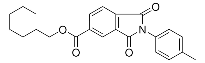 Sigma-Aldrich 1,3-DIOXO-2-P-TOLYL-2,3-DIHYDRO-1H-ISOINDOLE-5-CARBOXYLIC ACID HEPTYL ESTER,AldrichCPR