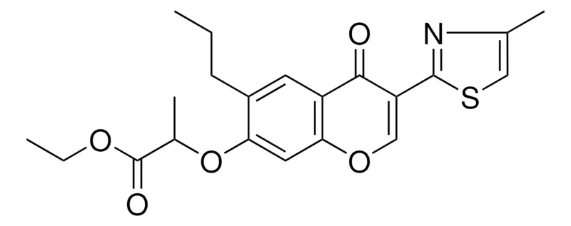 Sigma-Aldrich 2-(3-(4-ME-THIAZOL-2-YL)-4-OXO-6-PR-4H-CHROMEN-7-YLOXY)-PROPIONIC ACID ET ESTER，AldrichCPR