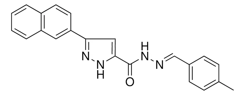 Sigma-Aldrich 5-NAPHTHALEN-2-YL-2H-PYRAZOLE-3-CARBOXYLIC ACID (4-METHYL-BENZYLIDENE)-HYDRAZIDE,AldrichCPR