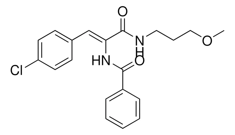 Sigma-Aldrich N-(2-(4-CHLORO-PHENYL)-1-(3-METHOXY-PROPYLCARBAMOYL)-VINYL)-BENZAMIDE,AldrichCPR