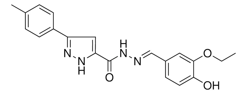 Sigma-Aldrich 5-P-TOLYL-2H-PYRAZOLE-3-CARBOXYLIC ACID (3-ETHOXY-4-HO-BENZYLIDENE)-HYDRAZIDE,AldrichCPR