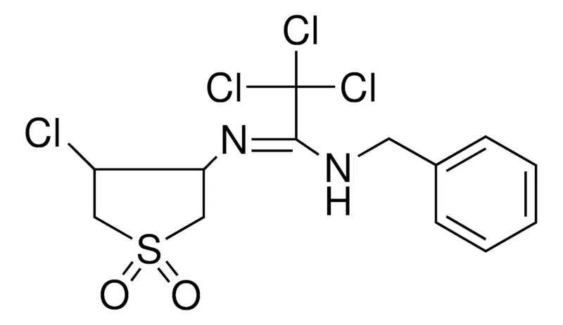 Sigma-Aldrich N-BZL-2,2,2-TRICHLORO-N'-(4-CL-1,1-DIOXO-TETRAHYDRO-THIOPHEN-3-YL)-ACETAMIDINE,AldrichCPR