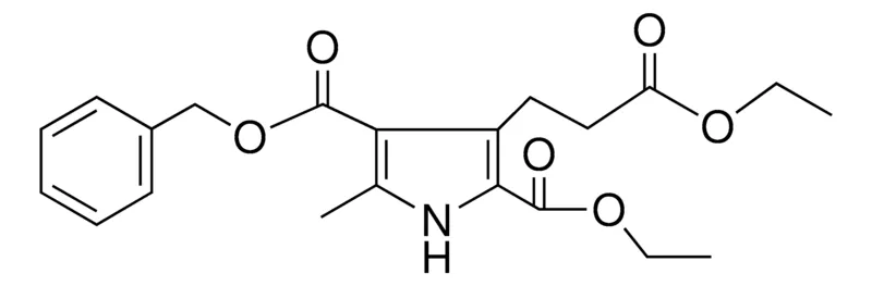 Sigma-Aldrich 3-(ETHOXYCARBONYL-ET)-ME-1H-PYRROLE-2,4-DICARBOXYLIC ACID 4-BZL ESTER 2-ET ESTER,AldrichCPR