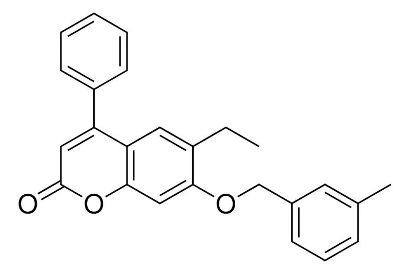 Sigma-Aldrich 6-ETHYL-7-(3-METHYL-BENZYLOXY)-4-PHENYL-CHROMEN-2-ONE,AldrichCPR