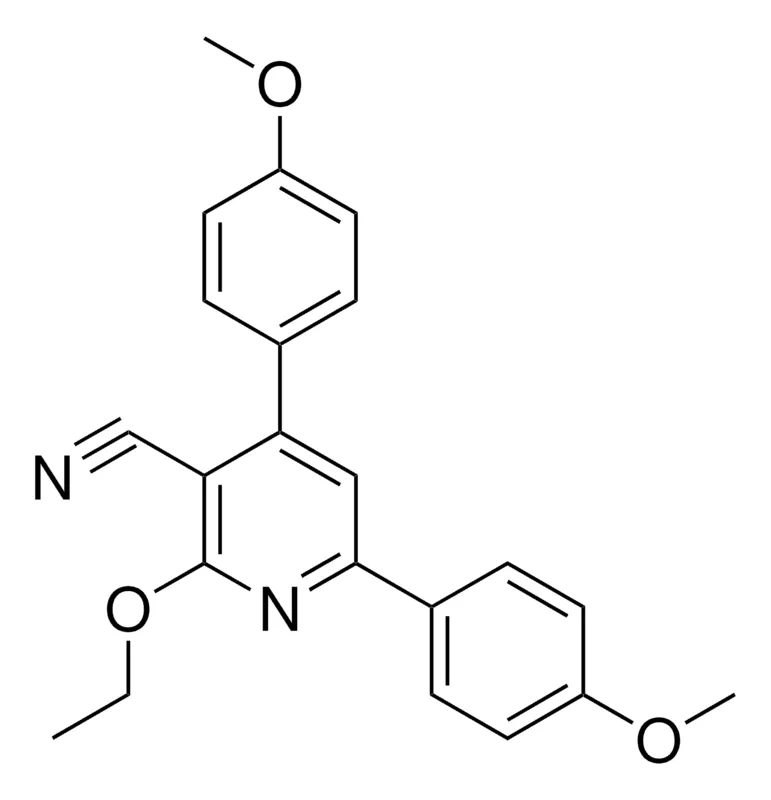 Sigma-Aldrich 2-ETHOXY-4,6-BIS(4-METHOXYPHENYL)NICOTINONITRILE,AldrichCPR