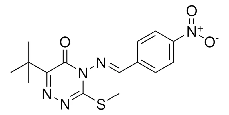 Sigma-Aldrich 6-TERT-BU-3-METHYLSULFANYL-4-((4-NITRO-BENZYLIDENE)AMINO)4H-(1,2,4)TRIAZIN-5-ONE,AldrichCPR