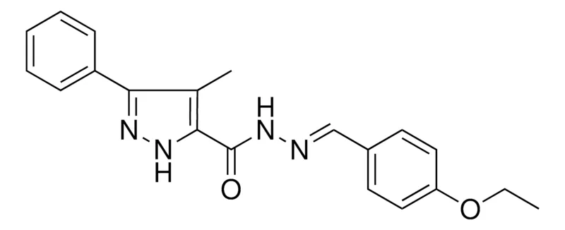 Sigma-Aldrich 4-METHYL-5-PHENYL-2H-PYRAZOLE-3-CARBOXYLIC ACID (4-ETHOXY-BENZYLIDENE)-HYDRAZIDE,AldrichCPR