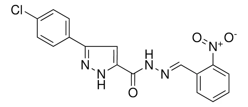 Sigma-Aldrich 5-(4-CL-PHENYL)-2H-PYRAZOLE-3-CARBOXYLIC ACID (2-NITRO-BENZYLIDENE)-HYDRAZIDE，AldrichCPR