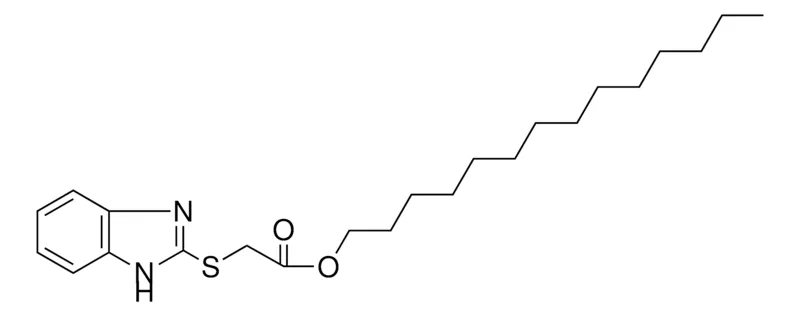 Sigma-Aldrich (1H-BENZOIMIDAZOL-2-YLSULFANYL)-ACETIC ACID TETRADECYL ESTER,AldrichCPR