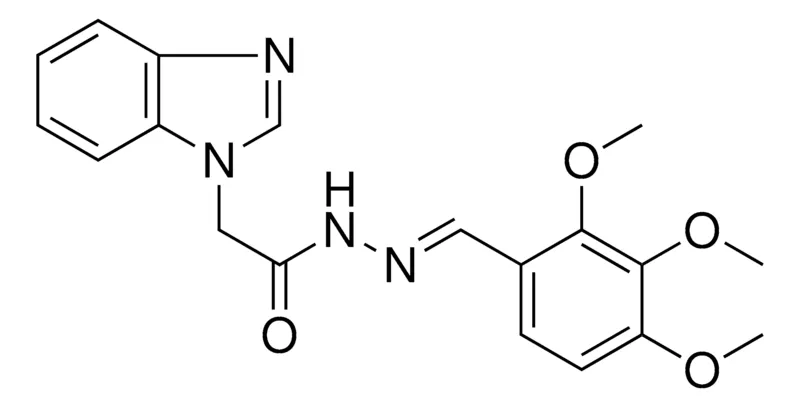 Sigma-Aldrich 2-BENZOIMIDAZOL-1-YL-ACETIC ACID (2,3,4-TRIMETHOXY-BENZYLIDENE)-HYDRAZIDE,AldrichCPR