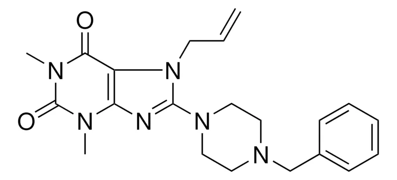 Sigma-Aldrich 7-ALLYL-8-(4-BENZYL-1-PIPERAZINYL)-1,3-DIMETHYL-3,7-DIHYDRO-1H-PURINE-2,6-DIONE,AldrichCPR