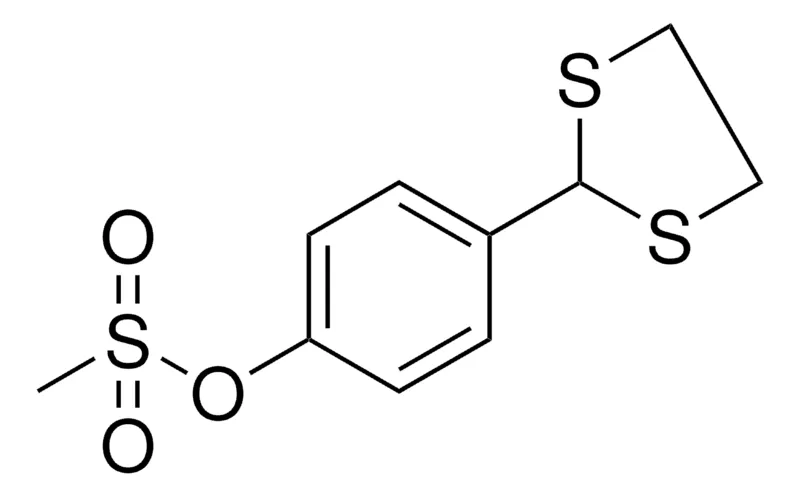 Sigma-Aldrich METHANESULFONIC ACID 4-(1,3)DITHIOLAN-2-YL-PHENYL ESTER,AldrichCPR