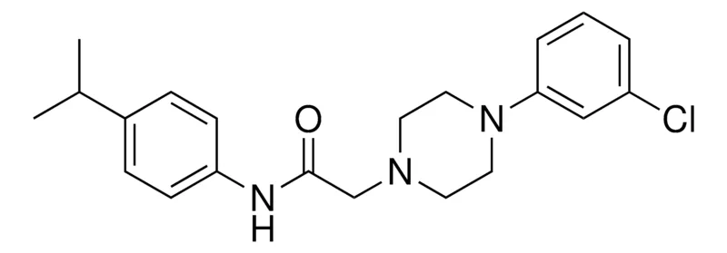 Sigma-Aldrich 2-(4-(3-CHLORO-PHENYL)-PIPERAZIN-1-YL)-N-(4-ISOPROPYL-PHENYL)-ACETAMIDE,AldrichCPR