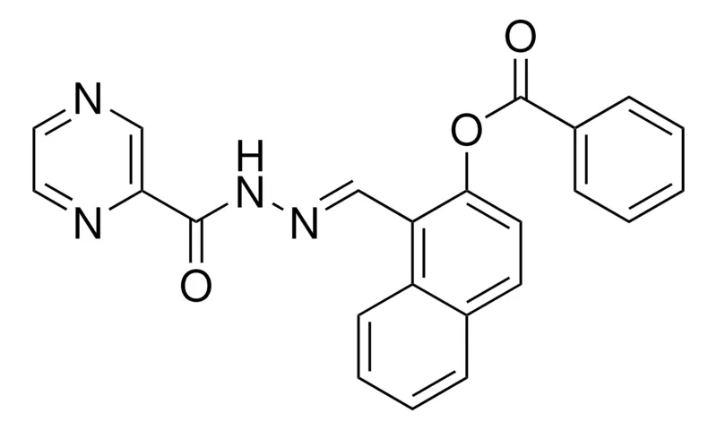 Sigma-Aldrich 1-(2-(2-PYRAZINYLCARBONYL)CARBOHYDRAZONOYL)-2-NAPHTHYL BENZOATE,AldrichCPR