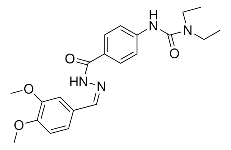 Sigma-Aldrich 4-(3,3-DIETHYLUREIDO)BENZOIC (3,4-DIMETHOXYBENZYLIDENE)HYDRAZIDE,AldrichCPR