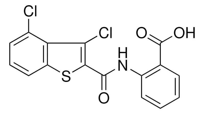 Sigma-Aldrich 2-(((3,4-DICHLORO-1-BENZOTHIEN-2-YL)CARBONYL)AMINO)BENZOIC ACID,AldrichCPR