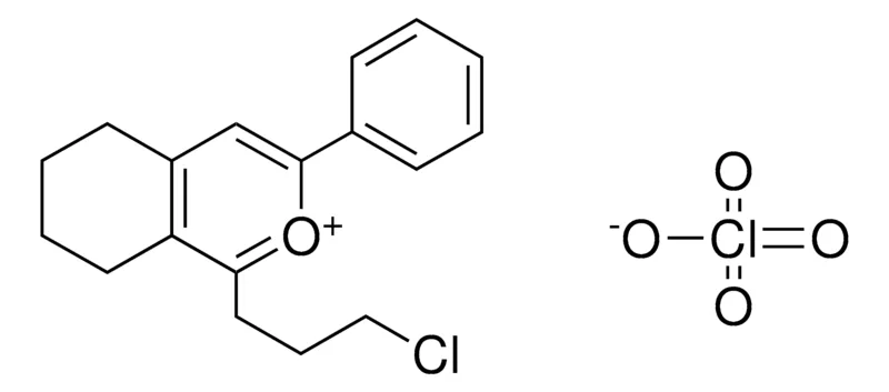 Sigma-Aldrich 1-(3-CHLORO-PROPYL)-3-PHENYL-5,6,7,8-TETRAHYDRO-ISOCHROMENYLIUM, PERCHLORATE,AldrichCPR