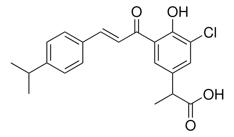 Sigma-Aldrich 2-(3-CHLORO-4-HYDROXY-5-(3-(4-ISOPROPYLPHENYL)ACRYLOYL)PHENYL)PROPANOIC ACID,AldrichCPR
